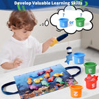 Montessori Toys for 1 Year Old,20PCS Baby's Sensory Toy First Fishing Toy Set for 1-3 Boy Girl Birthday Gift,Educational Learning Toys Stacking Cups Number Counting, Color Sorting for 12-18 Month Baby