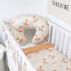 iEvolve Minky Nursing Pillow Cover Breast Feeding Pillow Cover Slipcover U Shape for Baby Boy Girl,Cover Only(Fox)