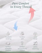 Supersoft Sleep Sack 1.0 TOG, Premium Bamboo Viscose Baby Sleeping Bag 2-Way Zipper Sleep Sack Baby Wearable Blanket