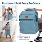 PILLANI Baby Diaper Bag Backpack - Large Bag for Boys & Girls, Waterproof Diaper Backpack - Travel Diaper Bags w/Changing Pad, Baby Registry Search & Shower Gifts - Essentials Must Haves Newborn Stuff