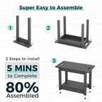 Waterproof Shower Bench, 24" Poly Lumber Shower Stool for Shaving Legs, Shower Chair Seat with Storage Shelf and Handles, Bathroom Bench for Inside Shower, Non-Slip (Grey)