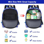 Accmor Toddler Backpack Leash, Cute Dinosaur Kids Backpack with Anti Lost Wrist Link, Mini Child Backpack Leash Walking Harness for Outdoor Travel, Adorable Backpack Tether for Baby Boys 1-3