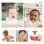 Yoofoss Muslin Baby Washcloths 100% Cotton Face Towels 6 Pack Wash Cloths for Baby 12x12in Soft and Absorbent Baby Wipes (Apricot)