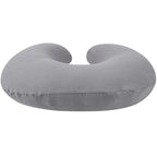 Onacosht Muslin Nursing Pillow Cover Soft 100% Cotton Feeding Pillow Slipcover Fits Standard Infant Nursing Pillow for Baby Boy and Girl, Grey