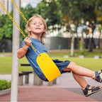 Swings Set - 2-Pack Suitable for Kids and Adults, Comes with Hooks & Chains, Perfect for Backyard