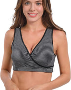 SUIEK 4 Pack Nursing Sleep Bra Maternity Bralette Cotton Breastfeeding Bras