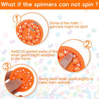 18PCS Math Fidget Spinners,Math Spinners,Math Fidget Toy Multiplication,Math Fidget Spinner,Math Facts Fidget Spinners,Multiplication Fidget Spinner,Math Fact Fidget Spinners