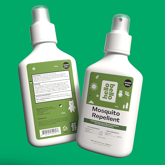 Hello Bello Mosquito Repellent Spritz, 6.7oz Bottle