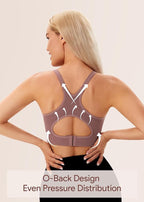 Angelhood Nursing Bras for Breastfeeding, Ribbed Nursing Sports Bra Yoga Maternity Bras Pregnancy Sleep Bralette