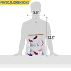 Sorrel + Fern Baby Crib Mobile - Butterflies in The Clouds Nursery Crib Decoration for Girls & Boys - Pink & Purple