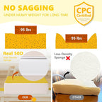 Booster Seat for Kitchen Chair with Adjustable Straps, Toddler Booster Seats for Dining Table Portable for Travel Camping Eating, Booster Cushion for Table for Baby Child Infant Kid Boy Girl