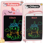 LCD Writing Tablet for Kids, 10 Inch Colorful Drawing Board, Learning Educational Toddler Toys Gifts for Kids, Drawing Tablet Gift for Boys Girls 3 4 5 6 7 8 Years Old (Pink-Unicorn)