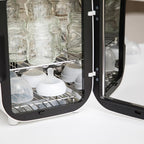 WABI UV LED 3-in-1 Sanitizer & Dryer MINI Box | Disinfect, Dry, & Store Everyday Items, Baby Feeding Gear, and Electronics | Touch Control, LED (No Mercury) | Smart Storage Mode | Fits 4-6 Baby Bottle