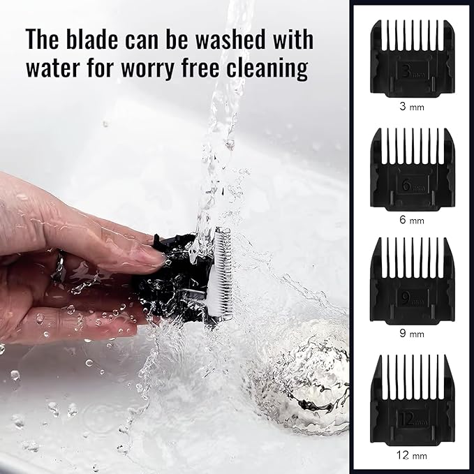 Hair Clipper Trimmer Set JVXYUIEH Beard Trimmer Men's Cordless Hair Clippers Suitable for Men, Women, and Children