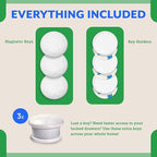 Eco-Baby Universal Replacement Keys for Magnetic Cabinet Locks [2 Universal Keys] Child Safety for Drawers and Cabinets - 2 Keys for Child Proof Kitchen Bathroom Cabinet Locks