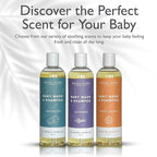 SoCal Suds & Company Baby Shampoo & Body Wash, 2-in-1 Organic Gel-Gentle Castile Soap with Vitamin-Infused Oils & Botanicals - Natural Care for Sensitive Skin Hypoallergenic - 12oz Sweet Orange 2-Pack