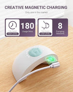 Heated Wearable Breast Pump, Industry-Leading Heating Tech, Innovative Magnetic Charging Cable, App Control, Anti-dust Cover, Hospital-Grade Suction, 1 Pack