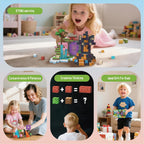 Magnetic Building Blocks Construction Set, Educational STEM Toy (Creators-Battle)