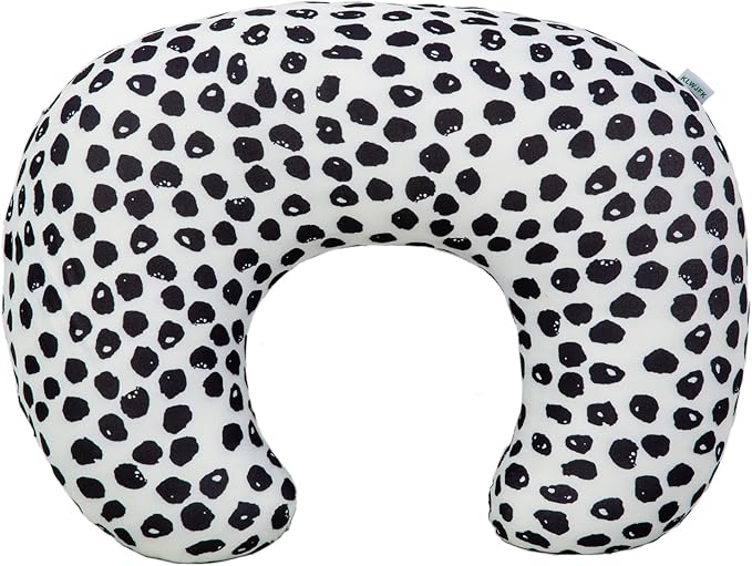 Nursing Pillow and Positioner, Breastfeeding, Bottle Feeding, Baby Sitting Support with Removable Ultra Soft Minky Cover, Tummy Time Support for Baby Boys and Girls