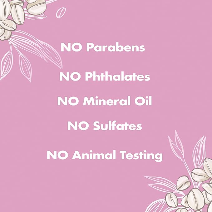 SheaMoisture Baby Wash and Shampoo 21 oz 2 Count - Oat Milk and Rice Water Care with Shea Butter for Sensitive and Dry Skin, Hypoallergenic, Sulfate and Paraben Free, Fragrance Free