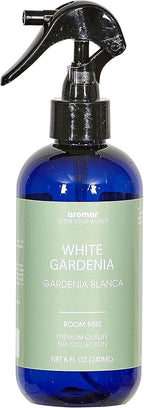 Aromar Essential Room Mist and Fabric Spray with Natural Freshener Aromatherapy for a Fresh and Rejuvenated Home 8 oz White Gardenia