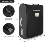 Stroller Travel Bag Compatible with UPPAbaby Vista, Vista V2, Cruz V2,Uppa-baby Bag With Wheels,Dual Handles,Luggage Tag for Airplane Flight Travel