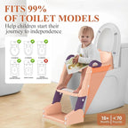 Potty Training Seat, Toddler Toilet Seat for Little Boys Girls, Potty Training Toilet with Urinals, Toddler Step Stool Ladder and Splash Guard