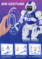 Robot Toys for Kids,Programmable Remote Control Smart Walking Dancing Robot Toy with Gesture & Sensing for Age 4 5 6 7 8 9 10 Year Old Boys for Birthday Present