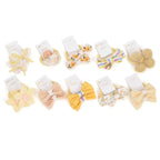 Boutique Baby Hair Accessories - 20 Pcs Hair Ties with Bows, 1.2 Inch Elastics Ponytail Holders, Pigtails Rubber Bands for Little Girls (Set-B)