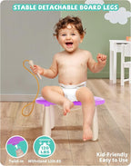 Magnetic Drawing Board, Doodle Board for Toddler Toys Age 1-2, Magnetic Writing Board, Preschool Learning and Educational Sensory Toys for 1 2 3 Years Old Girl Boy Gift for Birthday, Christmas(Purple)