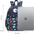 Toddler Backpack Waterproof 3D Little Dinosaur Design-Cute Animal Cartoon Unisex Mini for School Travel Daycare-Lightweight Kids Backpack for Boys & Girls Ages 1-5 Years