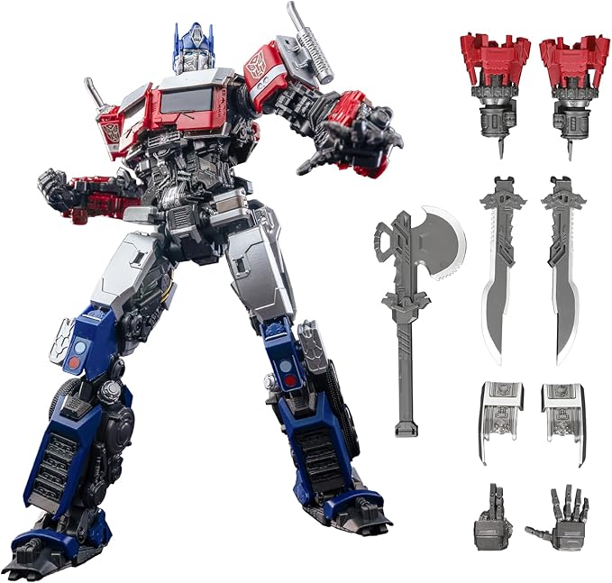 YOLOPARK Optimus Prime Transformers Toys Rise of The Beasts Action Figures,7.87 Inch Highly Articulated Transformer Toys for Kids Ages 8 and Up,No Converting