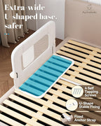 33" Bed Rails for Toddlers(Compact) for Single/Twin Bed with U-Shape Base, Toddler Bed Rails with More Stable and Secure, Fit for High/Low Mattresses, Box/Platform Bed