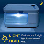 Baby Wipe Warmer and Dispenser Portable Heated Diaper Wipe Heater with Fast Heating, Larger Capacity, and Anti-Dry Out (with Charger Block)