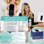 BabyBuddha Breast Pump 2.0, Wearable Electric Breastfeeding Pump with Soft Stimulation Mode, Portable, Hands-Free Milk Extractor, Hospital Grade, 3 Modes, 21 Suction Levels, 22 to 24mm Flange