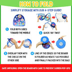 2-in-1 Dinosaur & Animal Bean Bag Toss Game – Double-Sided 27" Target Board with 6 Bean Bags – Outdoor & Indoor Toy for Toddlers & Kids Ages 3-6 – Birthday Gift - Amazon Exclusive