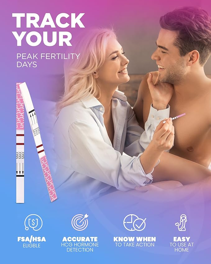 Pelvana 30 LH Ovulation Test Kit, Easy to Use - Identify Peak Fertility Days for a Greater Chance at Conception, Ideal for Women Trying to Conceive Naturally, 30 Test Strips Value Pack