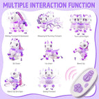 Unicorn Toys for Girls Age 4-6: Robot Pets for Kid Remote Control Robot Toy for Ages 5-7 Smart Robots Girl Toy 4-5 Robot Toy for Kid 8-12 Birthday Gifts for 3 4 5 6 7 8 Year Old Girl, Purple