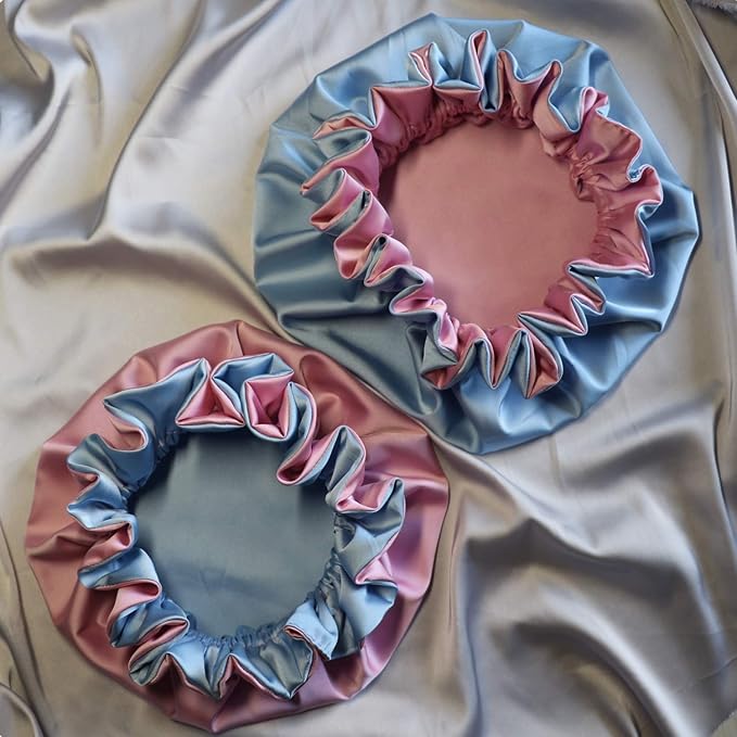 AKISS Baby Infant Newborn Toddler Satin Silk Hair Bonnet for Baby Girl Boy Sleeping Kids Cap Hat