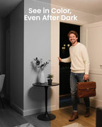 Anlapus C520M 5MP PT Plug-in Indoor Security Camera with 2.8 inch HD Screen, 3K Pet Camera with Phone App, 360 View, 2-Way Talk, AI Person/Motion/Pet Detection, Auto Tracking, for Pet Baby Elderly