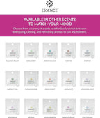 Essence Wearable Aromatherapy Nasal Diffuser – Nausea Relief Essential Oil Nose Ring – Personal Scent Clip for Travel, Work & Everyday Use – Made in USA (3 Pack)