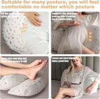 Pregnancy Pillows for Sleeping, Maternity Pillow for Pregnant Women, Support for Back, Legs, Belly, HIPS for Pregnant Women