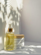 Promise Stretch Mark Prevention Kit, Scars and Dry Skin, Ultra-Hydrating Stretch Mark Cream and Stretch Mark Oil for Pregnant Women, Vegan, Non-Toxic, Set