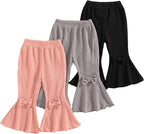 Mioglrie Baby Girls Pants Toddler 3 6 9 12 18 24 Months Leggings Newborn Girls Flared Leggings Infant Bell Bottom Pants