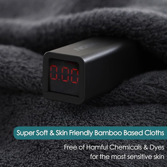 Baby Washcloths 12 Pack, 10x10 inch Heavenly Soft Wash Cloths for Face and Body, Gentle & Safe White Face Towels on Sensitive Skin, Baby Essentials Bath Shower Gifts for Infant Kid Toddler Children