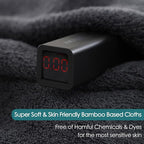 Wash Cloths 6 Pack, Reusable Makeup Remover Towel, 13x13 inch Large Washcloths for Face and Body, Super Soft and Skin Friendly Face Towel on Sensitive Skin, Easy to Rinse Grey Facial Cleaning Cloths