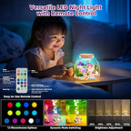 Fairy Garden Light Up Terrarium – DIY Craft Kit with LED for Girls Ages 4-8 | STEM & Art Gift for Kids, Ideal for Birthday or Holiday