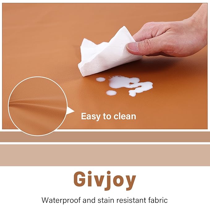 Baby Play Mat 48"x48" – Thick, Non-Slip Foam Mat for Babies and Toddlers. Foldable, Scrubbable, Odorless, and Soft, Ideal for Playpens, Crawling, and Indoor Playtime-Brown