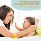 Baby Hair Brush - 2-Pack Wooden Baby Brush with Soft Bristle，Gentle Infant Hair Brush for Newborns & Toddlers，Ideal for Cradle Cap