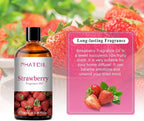 PHATOIL 3.38FL.OZ Strawberry Fragrance Oils for Aromatherapy, Essential Oils for Diffusers for Home, Perfect for Diffuser, Yoga, Skin Care, DIY Candle and Soap Making - 100ml